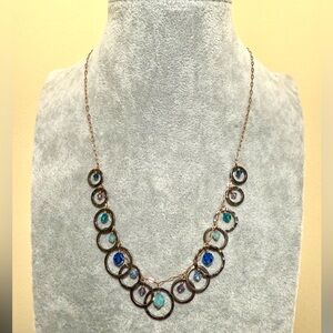 Holly Yashi Elegant Multi-Color Circle Pendant Necklace